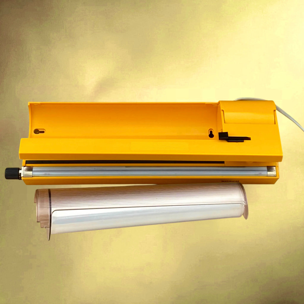 Soudeuse Électrique de Sachets Bosch FG2 en Plastique Jaune – Allemagne, Années 70