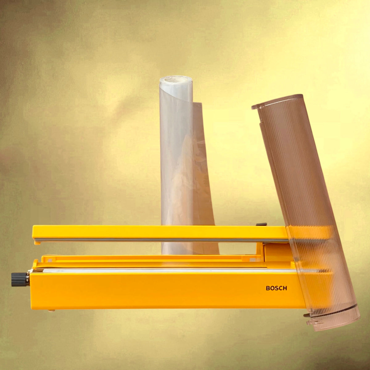 Soudeuse Électrique de Sachets Bosch FG2 en Plastique Jaune – Allemagne, Années 70