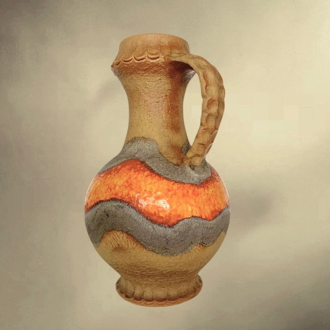 Vase Fat Lava Dümler & Breiden 1006/50 céramique West Germany années 60