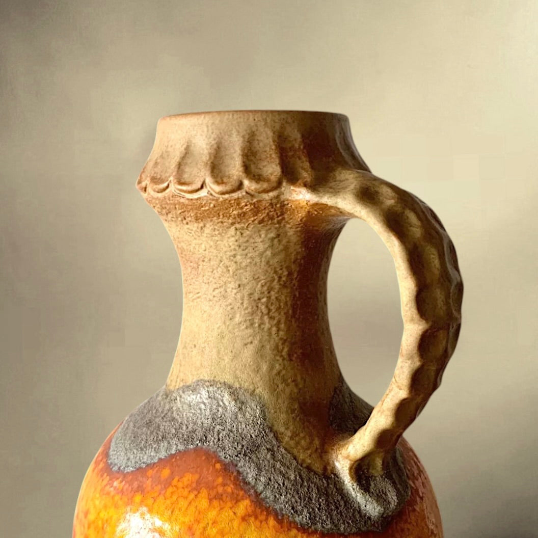 Grand vase Fat Lava Dümler & Breiden 1006/50 West Germany années 60 céramique vintage