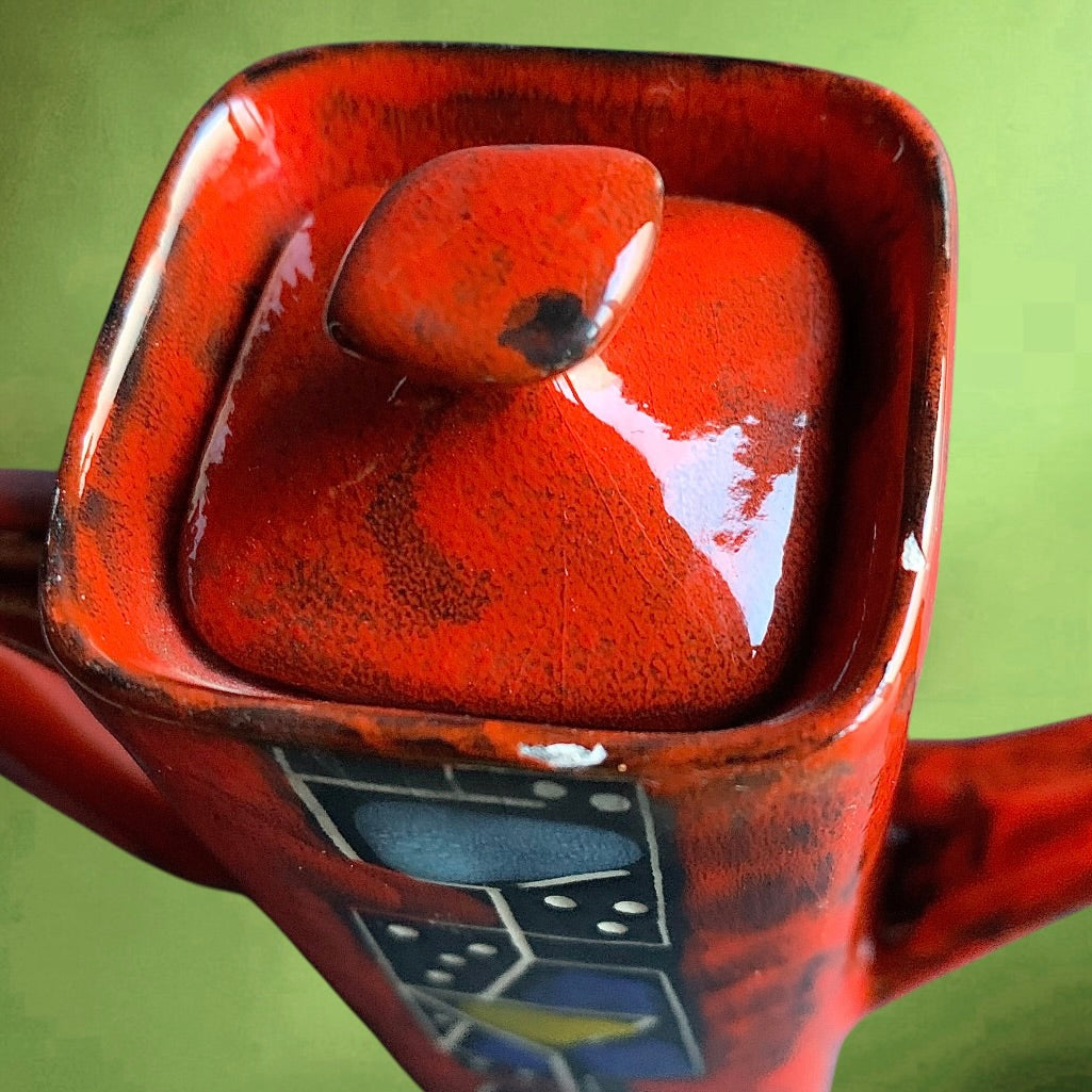 Cafetière individuelle CEMAS Italie céramique années 60 service café vintage