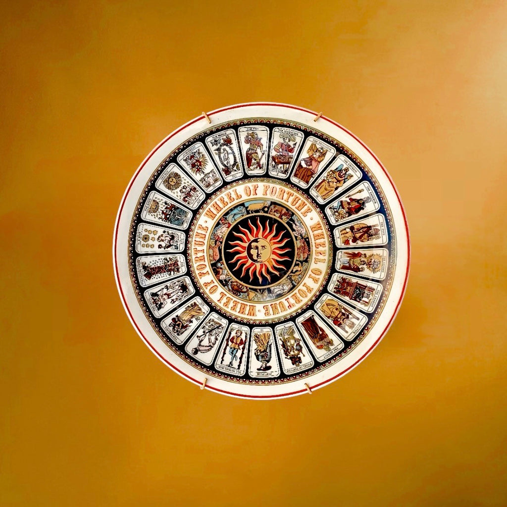assiette-wedgwood-wheel-of-fortune-tarot-annees70
