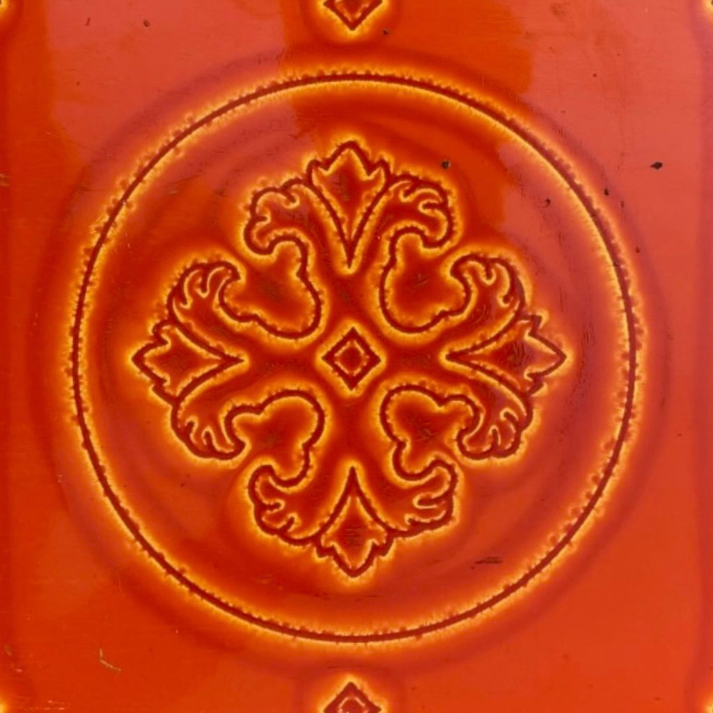 Paire de chauffe-plats électriques NEY Nicolette orange – design vintage années 70