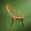 Fauteuil enfant vintage rotin bambou
