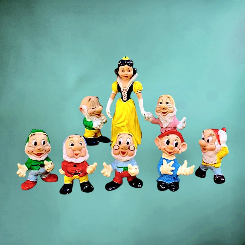 Blanche Neige et les 7 nains vintage pouet Disney complet
