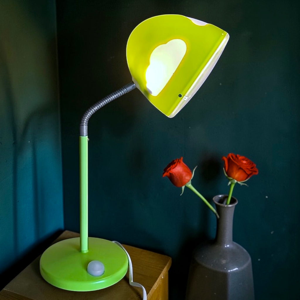 Lampe IKEA SKOJIG verte nuage – Henrik Preutz – lampe bureau enfant vintage design scandinave années 2000