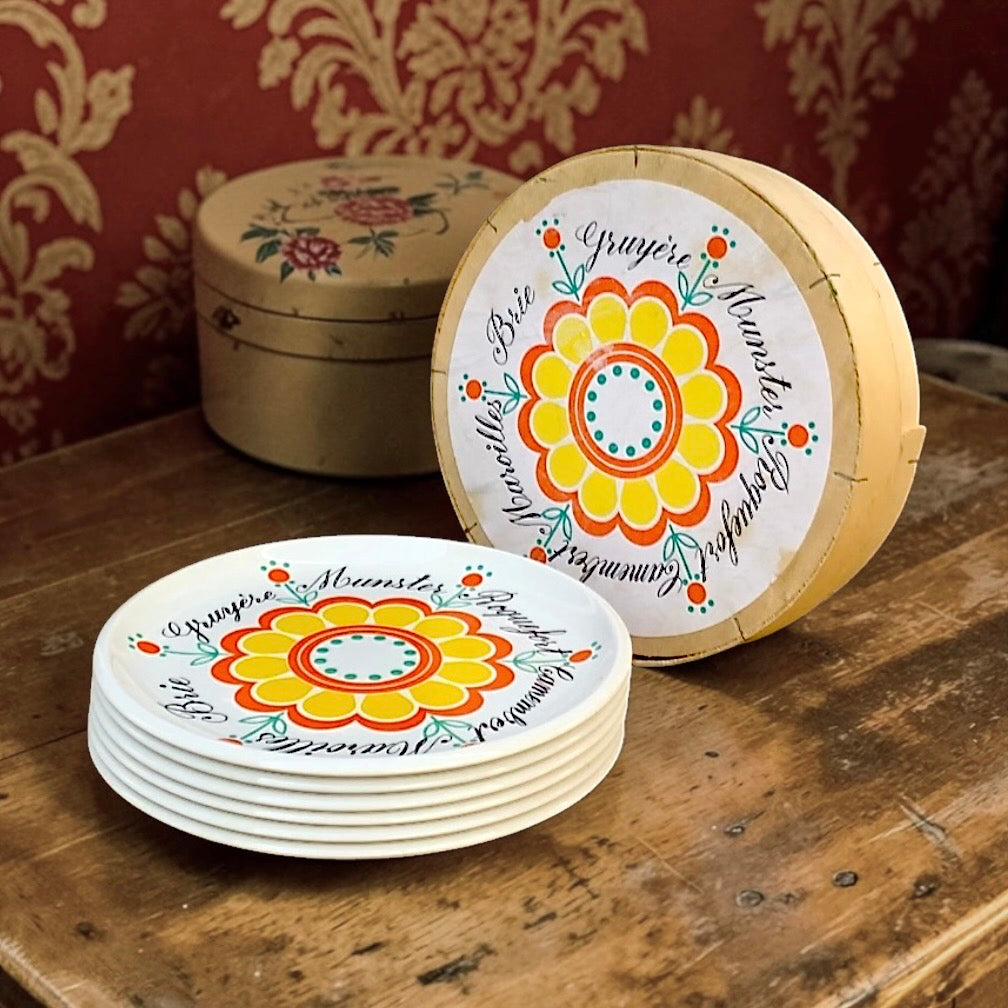 Assiettes à fromage vintage décor floral
Titre SEO :