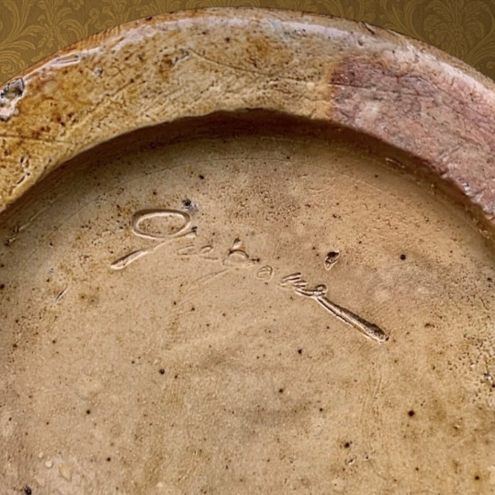 Bouilloire en grès signée Grégoire – Poterie de Bouffioulx – Céramique belge vintage
