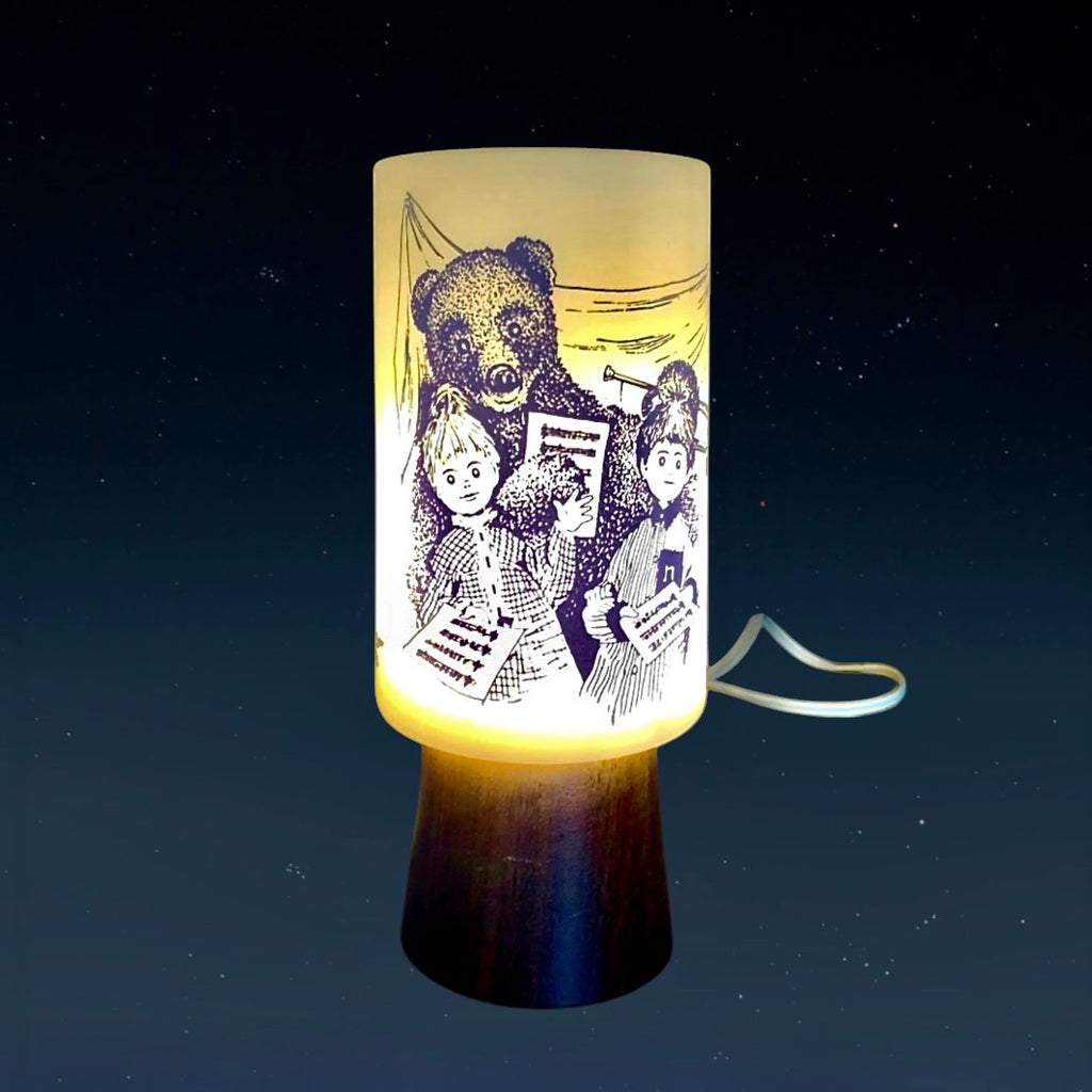 Lampe de chevet vintage enfant Nounours Bonne Nuit Les Petits