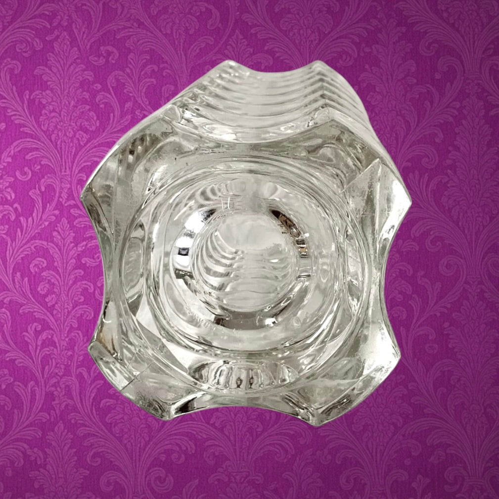 Vase Windsor Luminarc JG Durand Verre Pressé Années 70 Grand Modèle
