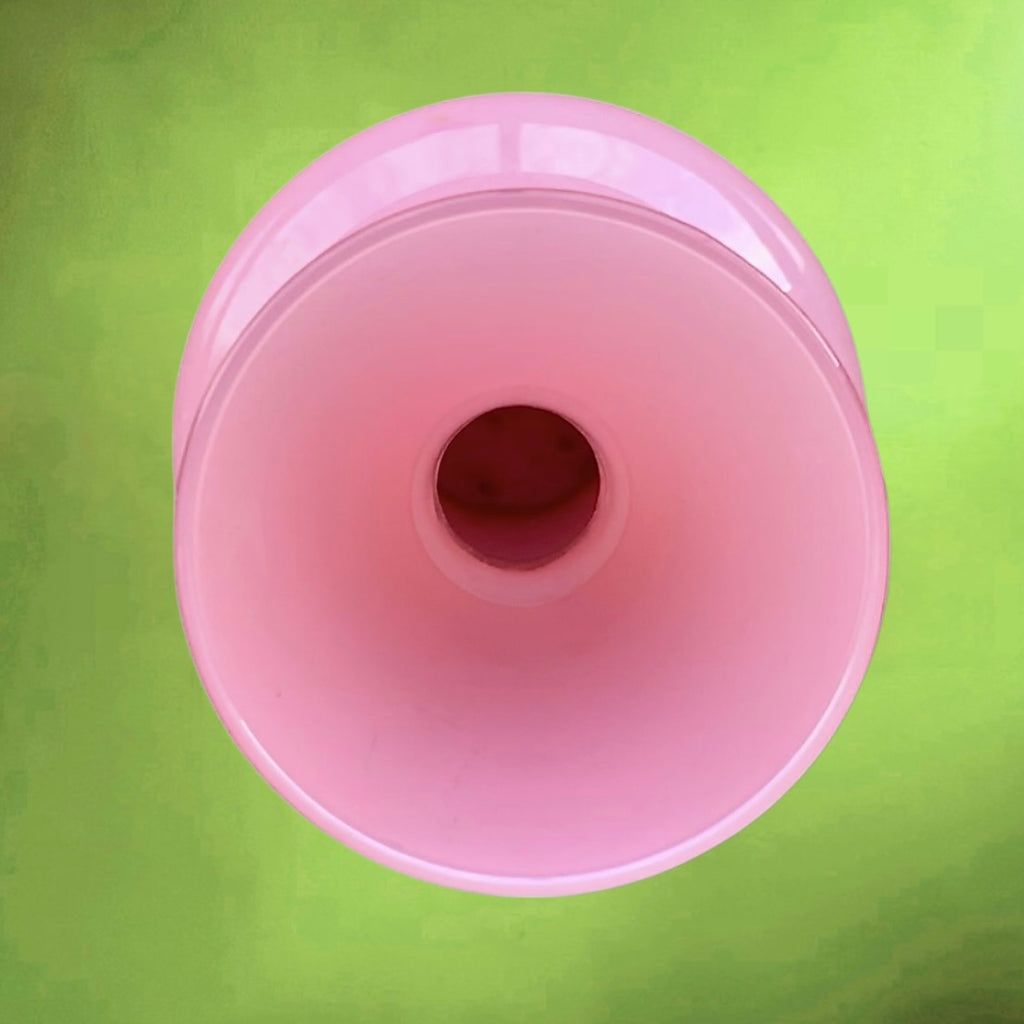 Vase Opaline Rose  Made In Italy Années 60