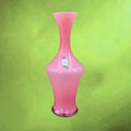Vase Opaline Rose Made In Italy Années 60