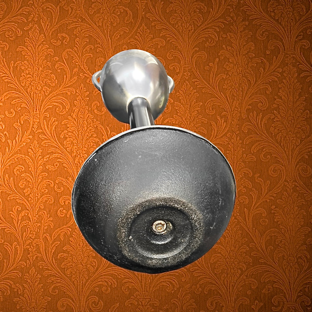 Cendrier sur pied Mettawa aluminium poli et métal chromé années 1970 design hollandais