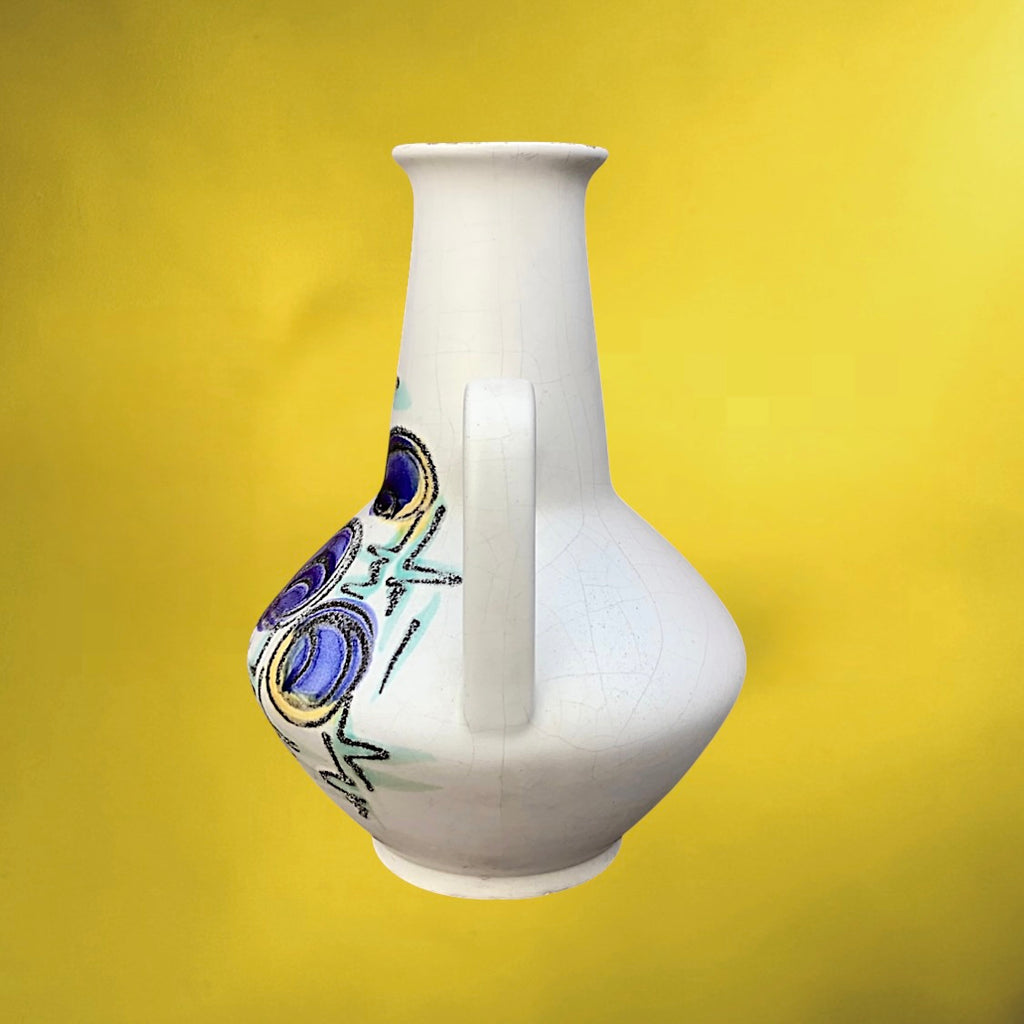 Vase Carstens Tönnieshof en Céramique Décor Abstrait  Années 60 - West Germany