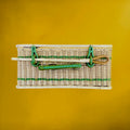 panier-pique-nique-scoubidou-vert-annees60