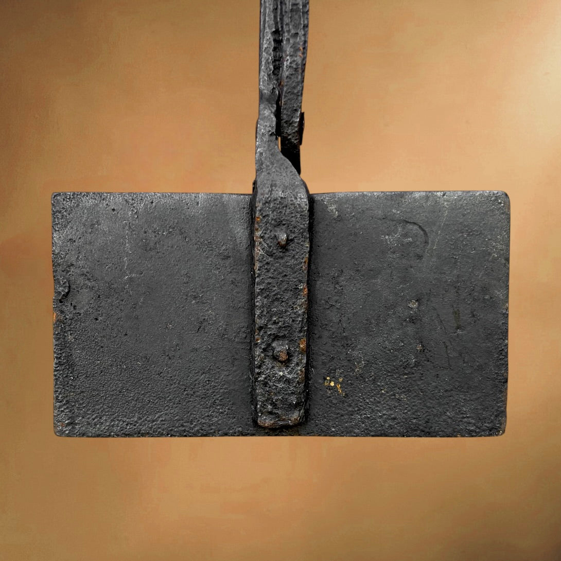 Ancien Gaufrier en Fonte Longs Manches Artisanal -  Début XXe