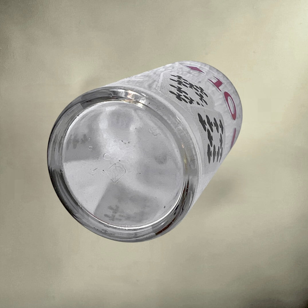 Porte-verres en Métal Doré avec 6 Verres VMC Décor Cartes à Jouer - Années 60