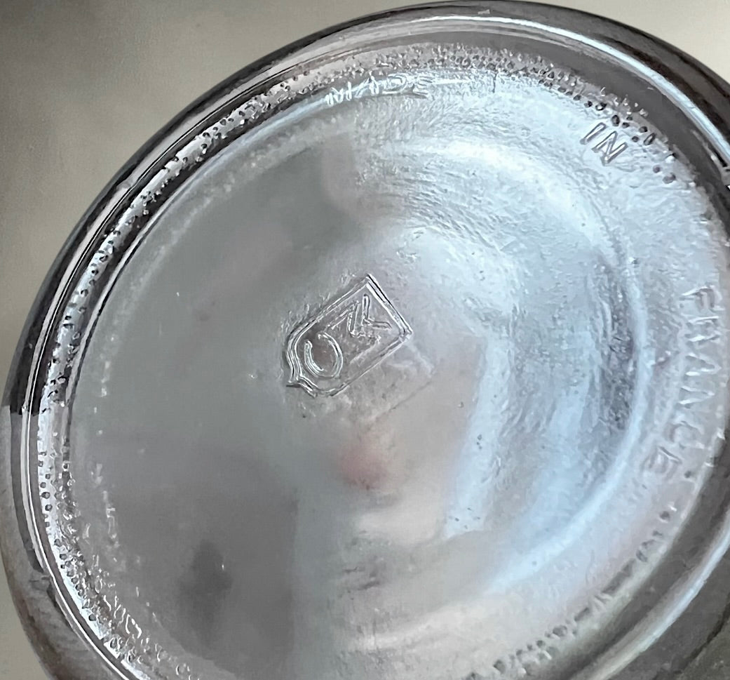 Porte-verres en Métal Doré avec 6 Verres VMC Décor Cartes à Jouer - Années 60