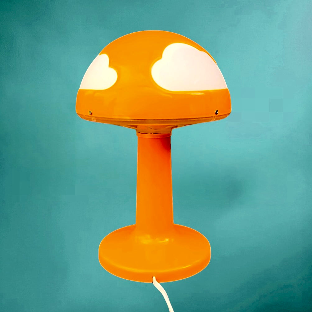 Lampe Champignon Skojig Ikea Orange Nuages Design Henrik Preutz - Année 2000