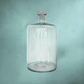 Grande Bouteille Apothicaire Verre 10 Litres Bouchon Rodé