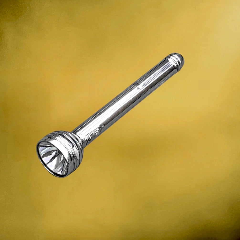 lampe-torche-winchester-metal-chrome-annees60