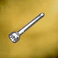 lampe-torche-winchester-metal-chrome-annees60
