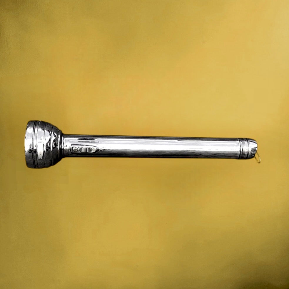 Lampe Torche Winchester en Métal Chromé - Lampe de Poche Ancienne - Années 60
