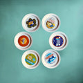 Assiettes publicitaires Fromages de France Saint-Amand