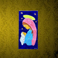 plaque-murale-ceramique-vierge-enfant-bayer