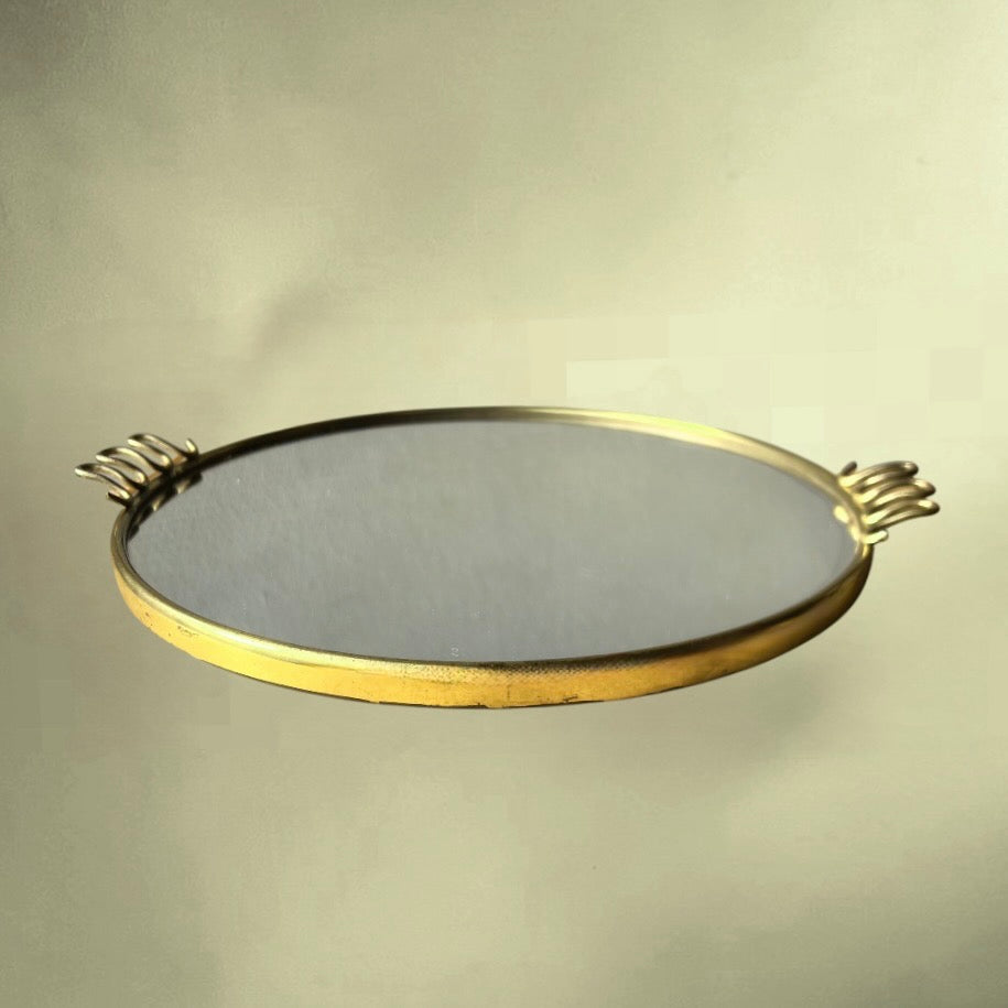 plateau-miroir-rond-metal-dore-style-josef-frank-annees50

