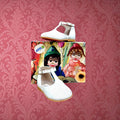 Chaussures Bébé ASTER Blanches Perforées Avec Boîte d’Origine Années 60
