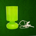 lampe- champignon-ikea-lykta-verre-vert-anis-annees90