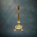 Pied de Lampe Ancien en Bronze Doré Style Louis XVI