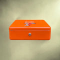 coffre-monnaie-stube-orange-metal-annees-70