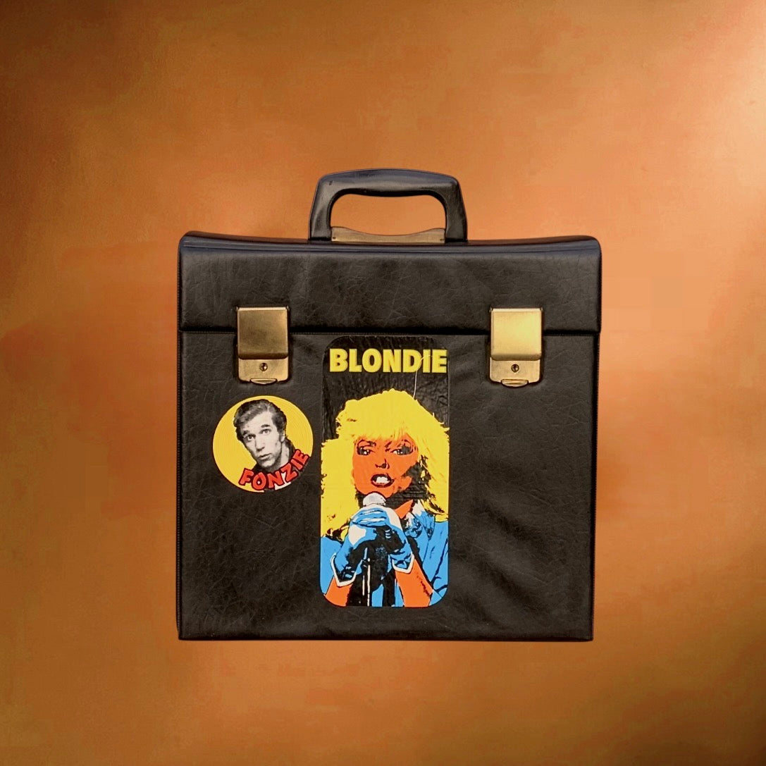 Valise Vinyles Blondie Fonzie Années 70
