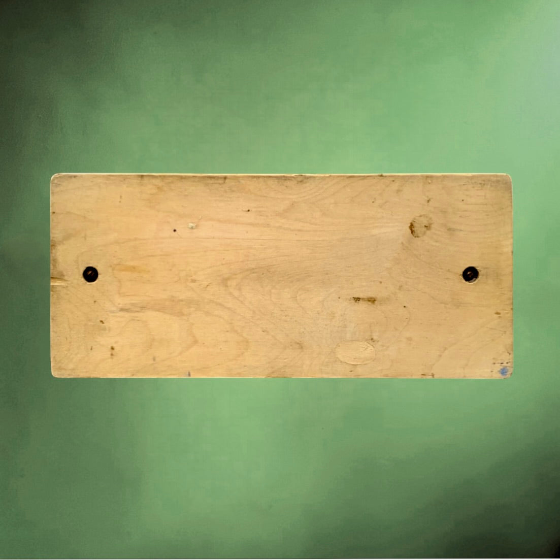 Dévidoir Coupe-Papier Cadeau en Métal Chromé et Bois - Années 70