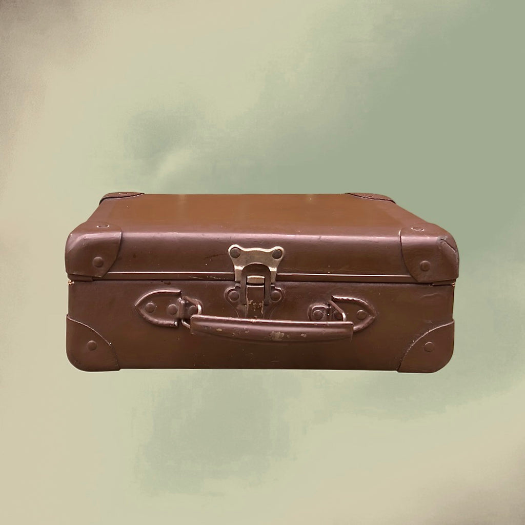 Petite Valise Ancienne Marron