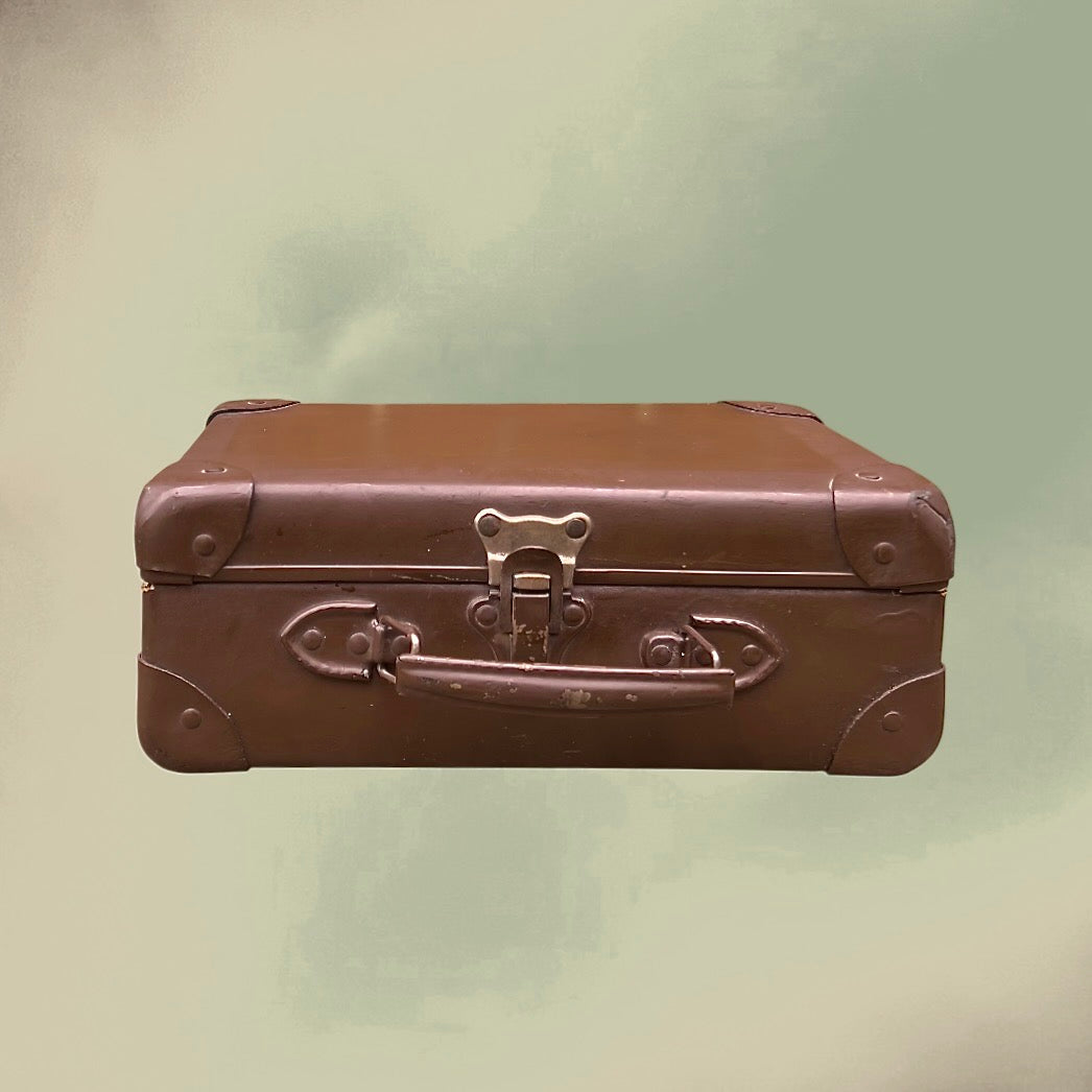 Petite Valise Ancienne Marron