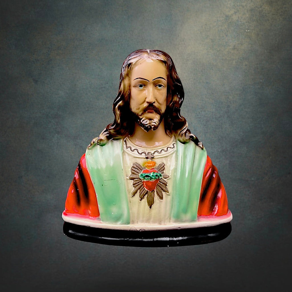 buste-sacre-coeur-jesus-platre-polychrome-vintage

