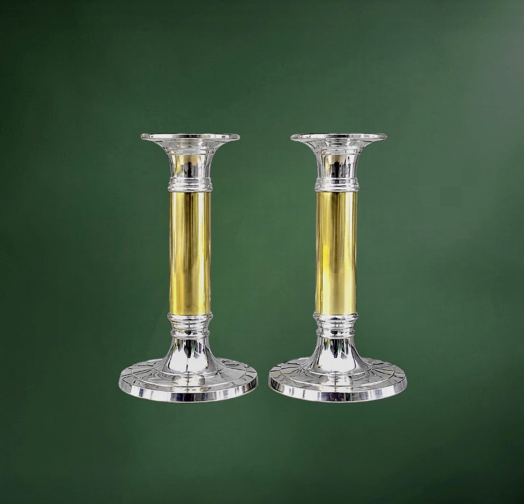 bougeoirs-bicolores-metal-chrome-dore-vintage
