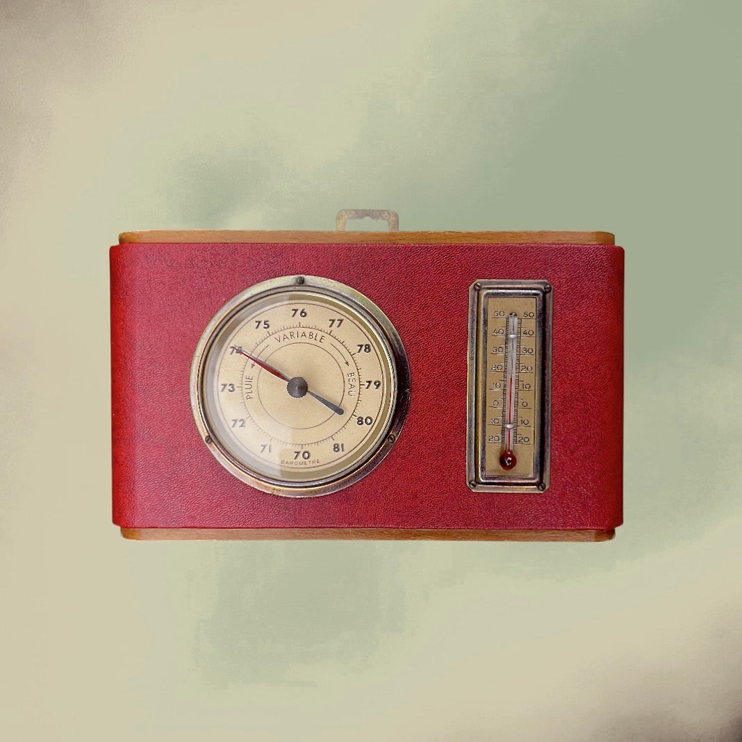 barometre-thermometre-mural-bois-skai-rouge-annees50
