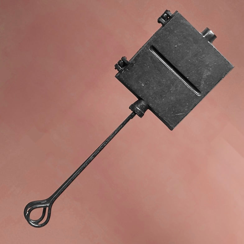 Ancien Gaufrier WIFA en Fonte Noire Double Plaque Numéro 9 - Années 30