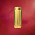 porte-parapluie-aluminium-brosse-metal-dore-annees70