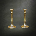 bougeoirs-laiton-poli-elances-annees-50-60