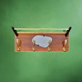 portemanteau-mural-bois-laiton-miroir-forme-libre-annees-50-60