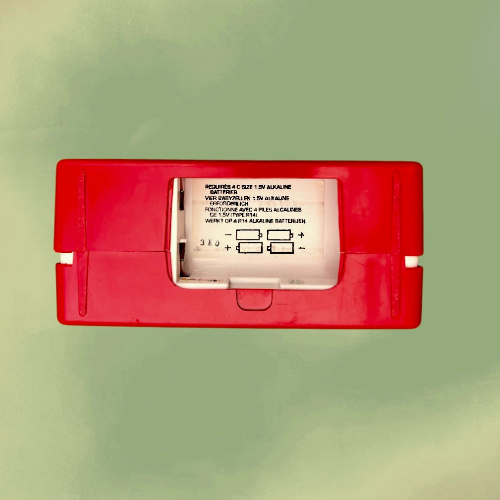 Magnétophone à Cassettes Fisher-Price 2209 Rouge et Jaune – Années 80