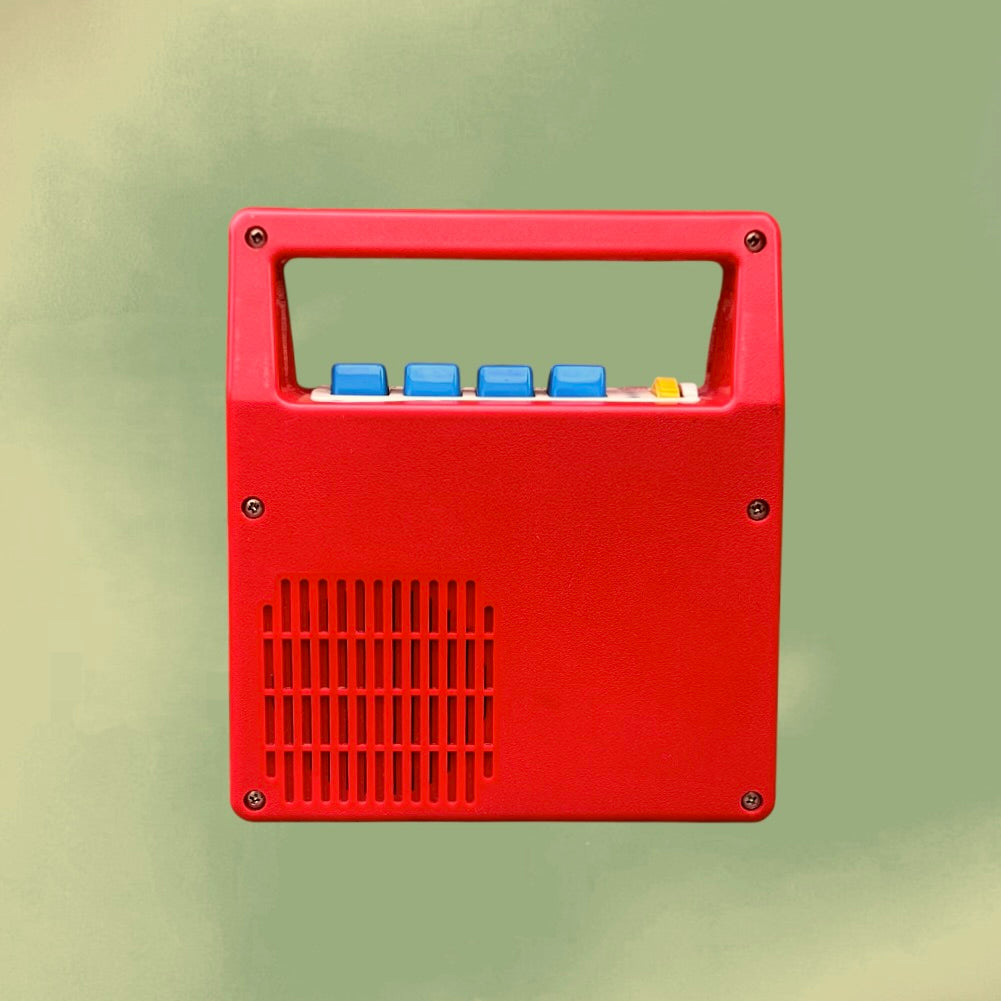 Magnétophone à Cassettes Fisher-Price 2209 Rouge et Jaune – Années 80