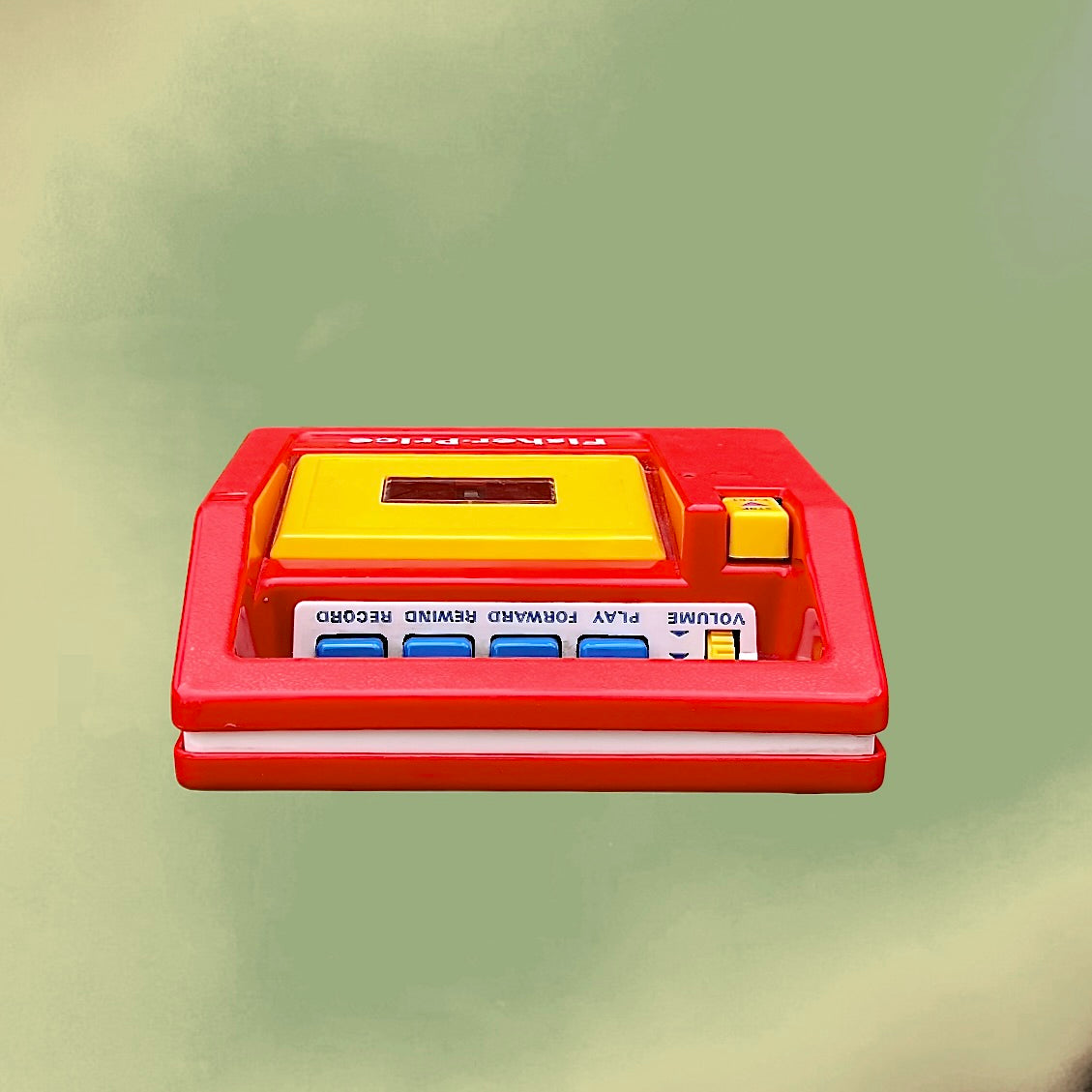Magnétophone à Cassettes Fisher-Price 2209 Rouge et Jaune – Années 80