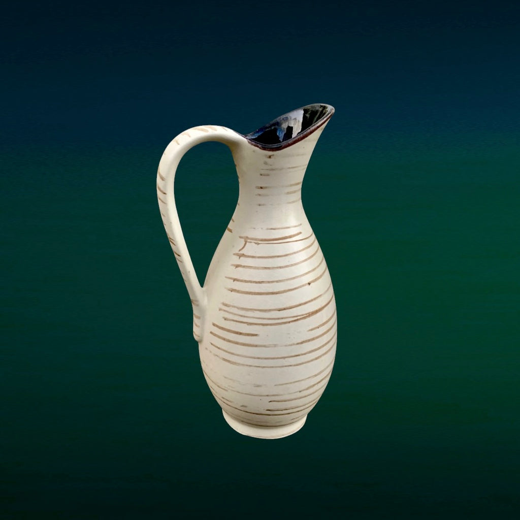 Petit Vase Cruche Scheurich Europ Linie Heinz Siery 274-21 Céramique Moderniste - Années 50 60