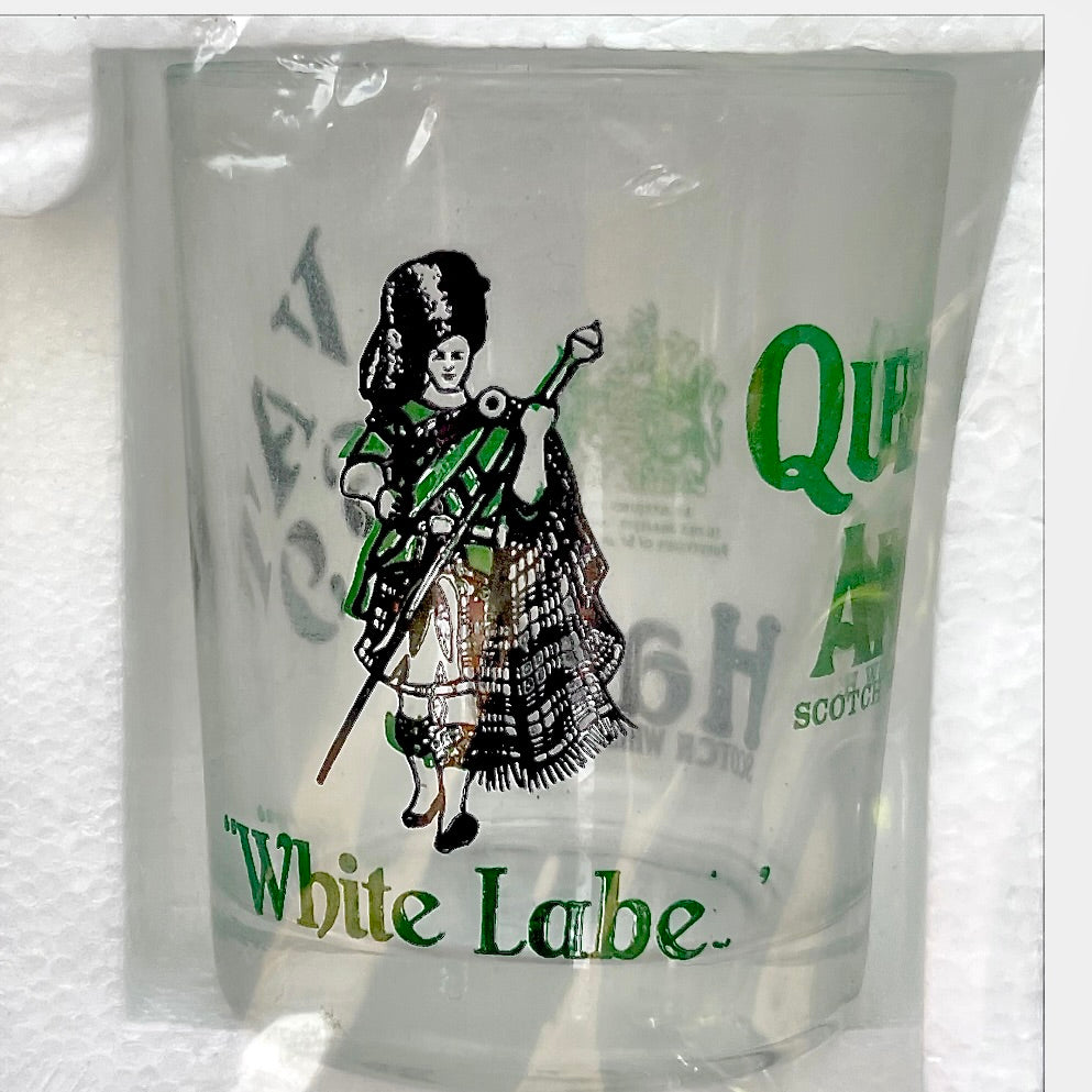 Service à Whisky Publicitaire Carafe et 6 Verres Marques Écossaises Neuf en Boîte- Années 70